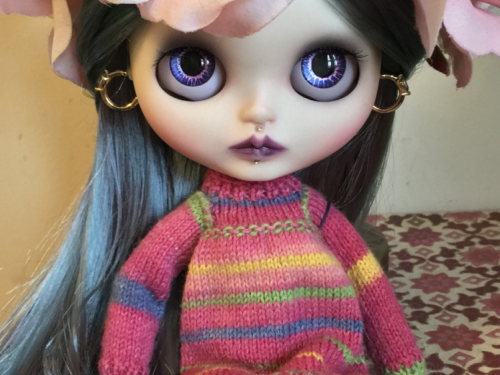 Custom Blythe Doll Factory OOAK “Mona” by Dollypunk21 *Free Set of Extra Hands*